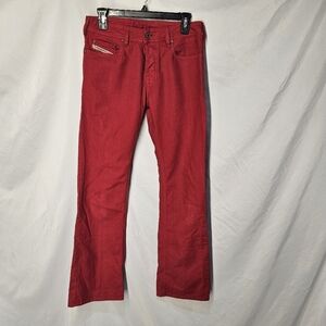 Red Diesel Jeans Size 28